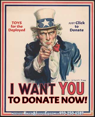 Donate to Toy Drive at ToysfortheDeployed.org